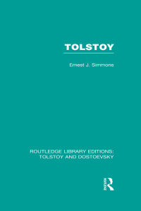 صورة الغلاف: Tolstoy 1st edition 9781138782297