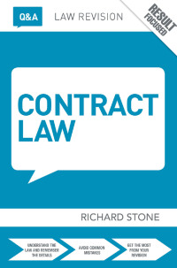 صورة الغلاف: Q&A Contract Law 11th edition 9781138779075