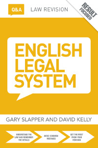 Cover image: Q&A English Legal System 11th edition 9781138423633