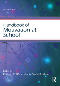 Cover image: Handbook of Motivation at School 2nd edition 9781138776203