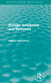 Titelbild: Foreign Investment and Spillovers (Routledge Revivals) 1st edition 9781138025974