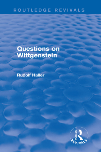 Imagen de portada: Questions on Wittgenstein (Routledge Revivals) 1st edition 9781138025202