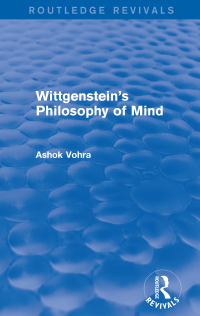 Cover image: Wittgenstein's Philosophy of Mind (Routledge Revivals) 1st edition 9781138024489