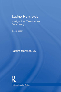 Imagen de portada: Latino Homicide 2nd edition 9780415536530