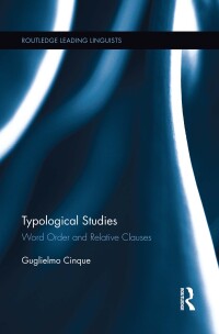 表紙画像: Typological Studies 1st edition 9780415884235
