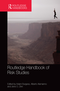 Cover image: Routledge Handbook of Risk Studies 1st edition 9780367335922