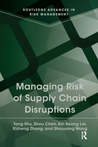 Titelbild: Managing Risk of Supply Chain Disruptions 1st edition 9781138067981