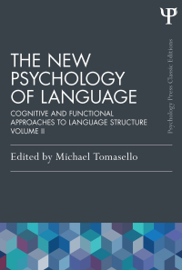 Titelbild: The New Psychology of Language 1st edition 9781848725935