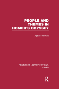 صورة الغلاف: People and Themes in Homer's Odyssey 1st edition 9781138021372