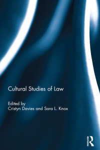 Omslagafbeelding: Cultural Studies of Law 1st edition 9781138379190