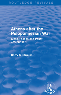 Imagen de portada: Athens after the Peloponnesian War (Routledge Revivals) 1st edition 9781138019621