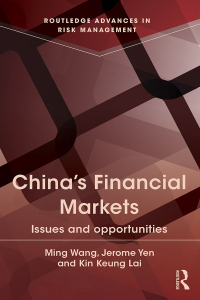 Cover image: China's Financial Markets 1st edition 9781138055469