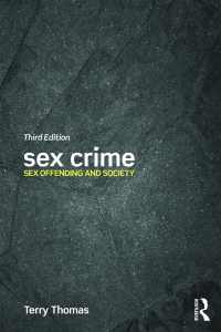 Cover image: Sex Crime 3rd edition 9781138019454