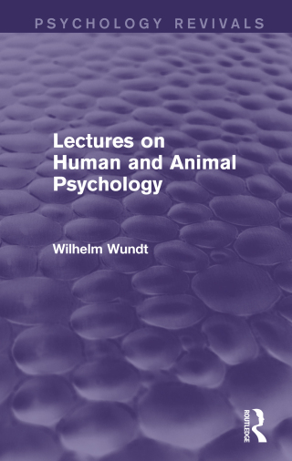 Immagine di copertina: Lectures on Human and Animal Psychology 1st edition 9781138017870