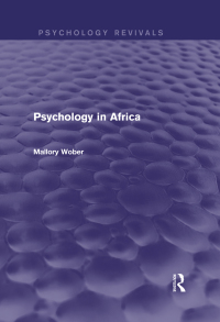 Imagen de portada: Psychology in Africa (Psychology Revivals) 1st edition 9781138017863