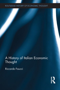 表紙画像: A History of Italian Economic Thought 1st edition 9780367867027