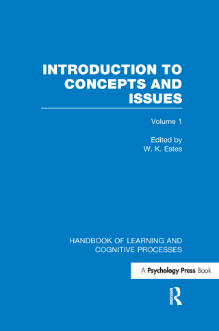 Omslagafbeelding: Handbook of Learning and Cognitive Processes (Volume 1) 1st edition 9781848723894