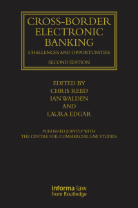 Imagen de portada: Cross-border Electronic Banking 2nd edition 9781859785553