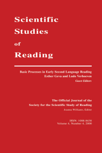 表紙画像: Basic Processes in Early Second Language Reading 1st edition 9780805897456