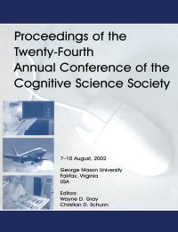 صورة الغلاف: Proceedings of the Twenty-fourth Annual Conference of the Cognitive Science Society 1st edition 9780805845815