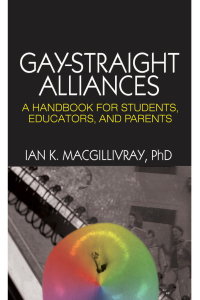 صورة الغلاف: Gay-Straight Alliances 1st edition 9781560236849