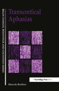 Cover image: Transcortical Aphasias 1st edition 9780863778414