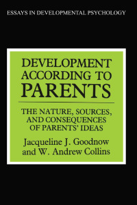 Imagen de portada: Development According to Parents 1st edition 9780863771606