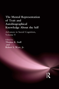 Imagen de portada: The Mental Representation of Trait and Autobiographical Knowledge About the Self 1st edition 9780805813128