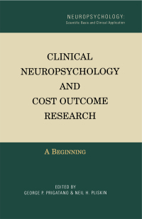 Imagen de portada: Clinical Neuropsychology and Cost Outcome Research 1st edition 9780415763578