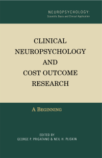 Cover image: Clinical Neuropsychology and Cost Outcome Research 1st edition 9780415763578