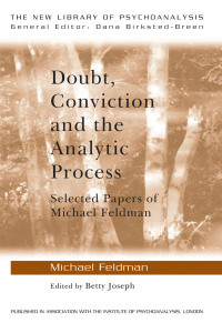 Cover image: Doubt, Conviction and the Analytic Process 1st edition 9780415479356