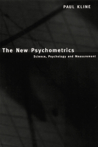 Cover image: The New Psychometrics 1st edition 9780415228213