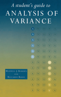 Cover image: A Student's Guide to Analysis of Variance 1st edition 9780415165655