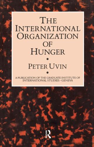 Cover image: The International Organization of Hunger 1st edition 9780710304667