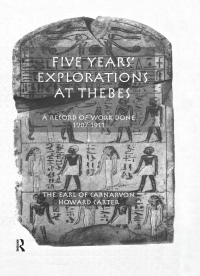 Imagen de portada: Five Years Exploration At Thebes 1st edition 9780710308351