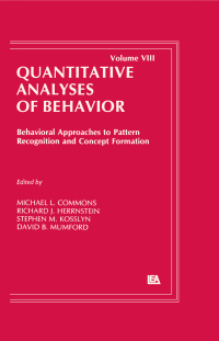 صورة الغلاف: Behavioral Approaches to Pattern Recognition and Concept Formation 1st edition 9780805803983