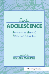 Cover image: Early Adolescence 1st edition 9781138968066