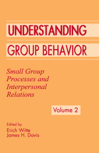 صورة الغلاف: Understanding Group Behavior 1st edition 9780805816419