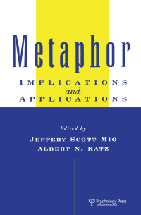 Imagen de portada: Metaphor 1st edition 9781138995802