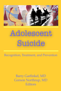 Cover image: Adolescent Suicide 1st edition 9781138965980