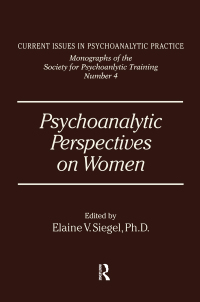 Imagen de portada: Psychoanalytic Perspectives On Women 1st edition 9781138869202