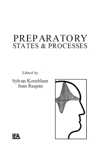 Omslagafbeelding: Preparatory States and Processes 1st edition 9780898593259