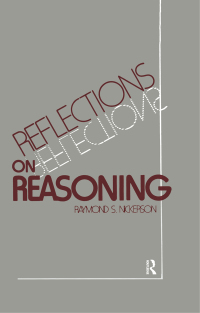 Cover image: Reflections on Reasoning 1st edition 9780898597622