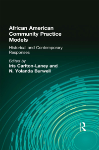 Cover image: African American Community Practice Models 1st edition 9781560247913