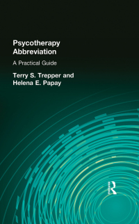 Cover image: Psychotherapy Abbreviation 1st edition 9781560249344