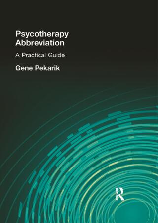 Cover image: Psychotherapy Abbreviation 1st edition 9781560249344