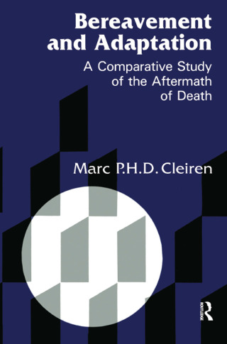 Cover image: Bereavement and Adaptation 1st edition 9781560322795