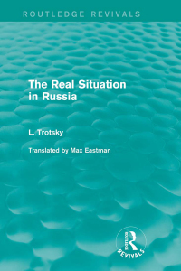 Imagen de portada: The Real Situation in Russia (Routledge Revivals) 1st edition 9781138015272