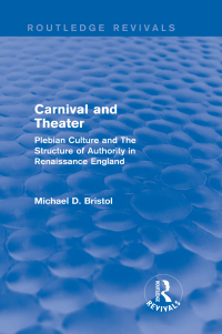 Titelbild: Carnival and Theater (Routledge Revivals) 1st edition 9780415750158