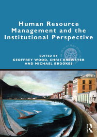 Cover image: Human Resource Management and the Institutional Perspective 1st edition 9780415896924